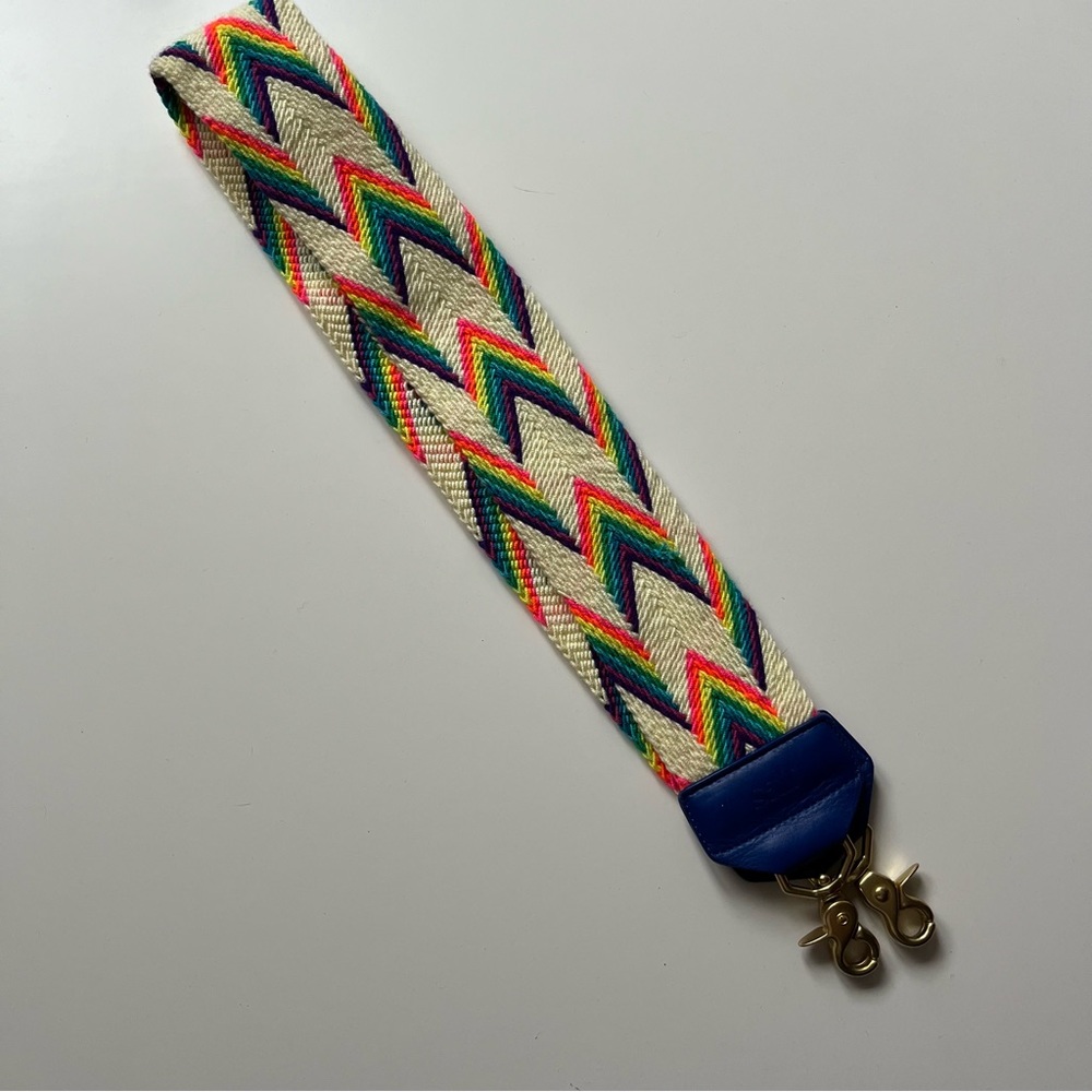 41” Pride Salt Strap with leather tabs and brass hardware - Picture 3 of 3